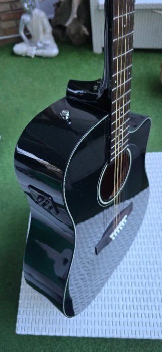 Guitarra Electroacústica Fender Negra