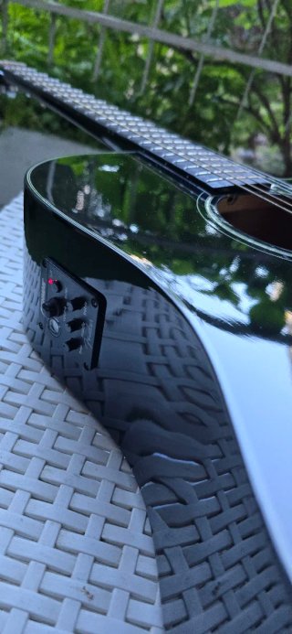 Guitarra Electroacústica Fender Negra