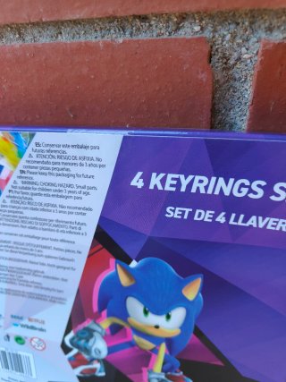 Set 4 Llaveros Sonic NUEVO