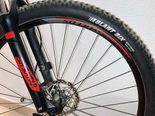 Bicicleta Scott Montaña Negra/Roja