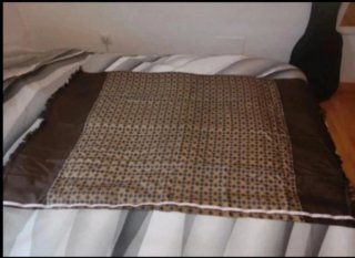 Pañuelo Hermes Paris 100% Seda Marrón y Amarillo