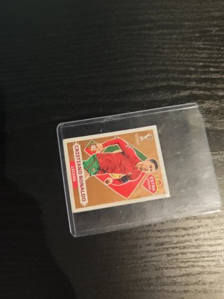 Cristiano Ronaldo extra sticker bronce mundial2022
