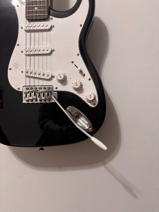 Guitarra Eléctrica Negra - Estilo Stratocaster