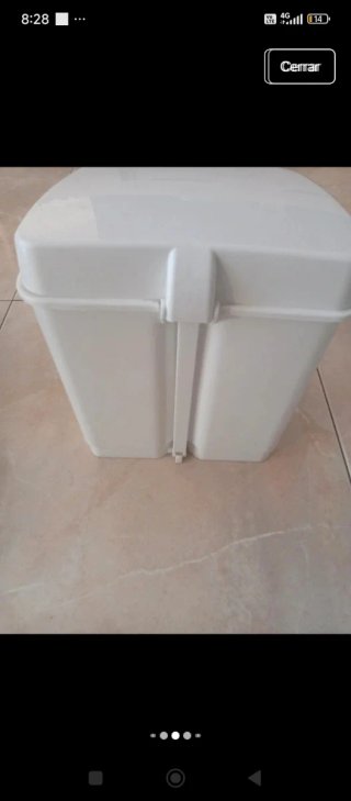 Pack 2 cubos con pedal plástico