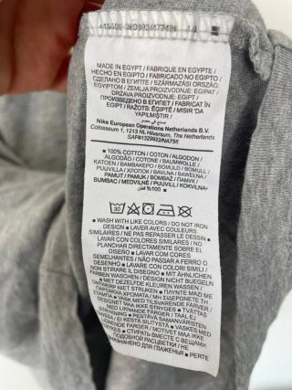 Camiseta Nike Gris Talla M