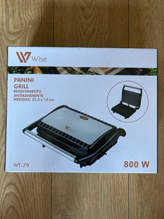 Sandwichera Panini Grill Wise NUEVA