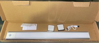 2 Luces LED 40cm Sensor Movimiento Recargables