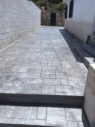 Hormigón impreso para exteriores
