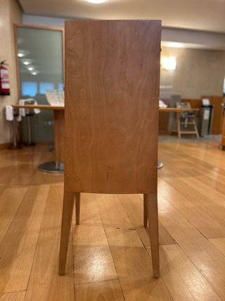 Silla Andreu World Madera y Tela Beige