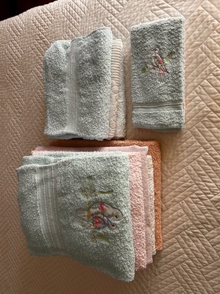 10 Toallas de Algodón Variadas
