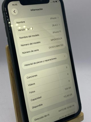iPhone 11 128GB ¡100% batería!