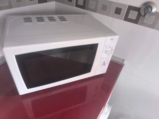 Microondas OK. Blanco