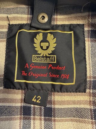 Chaqueta Belstaff encerada Marrón