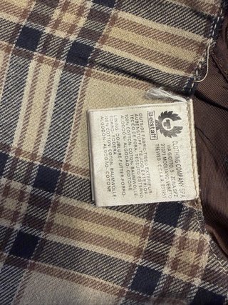 Chaqueta Belstaff encerada Marrón