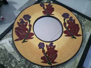 Espejo decorativo duendes