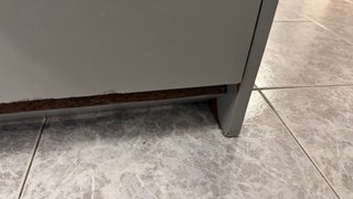 Zapatero gris de madera