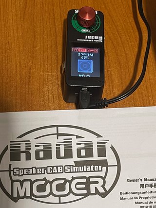 MOOER Radar Speaker CAB Simulator