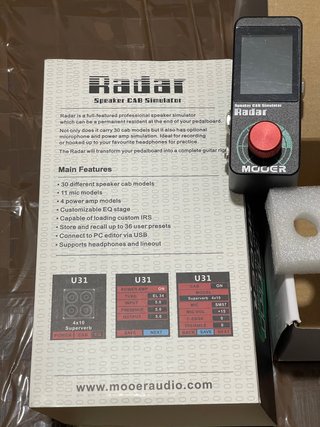 MOOER Radar Speaker CAB Simulator