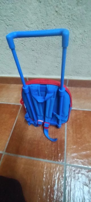 Mochila infantil con ruedas Superman
