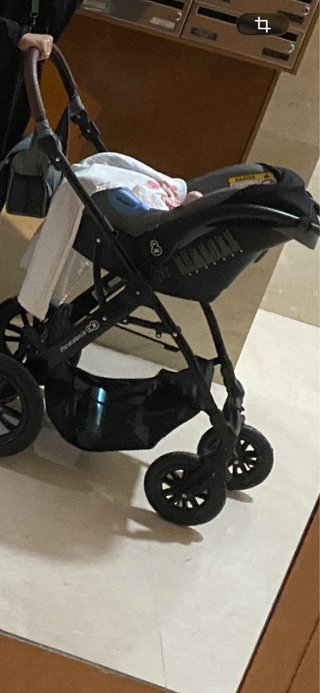 Carrito Kinderkraft MOOV 3 piezas Negro