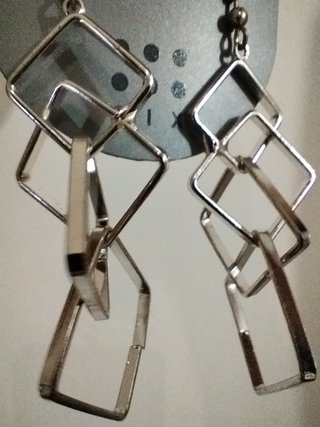 Orecchini - Silver Squares "SIX" (nuovi)