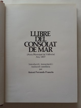 Llibre del Consolat de Mar
