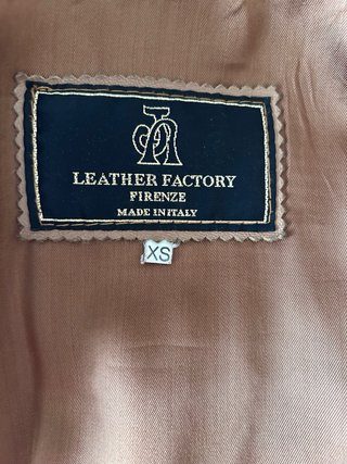 Chaqueta Cuero Florentino Mujer Talla XS