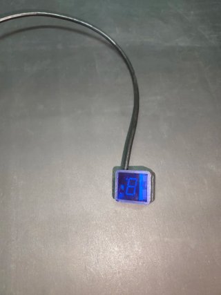 Indicador de Marchas Moto LED Azul