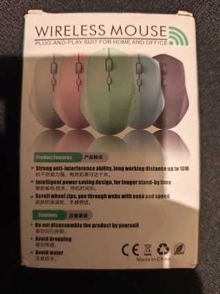 Ratón inalámbrico USB recargable