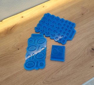Moldes silicona pendientes varios diseños