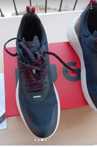 Scarpe Uomo Hugo Boss Blu e Rosse Sneakers