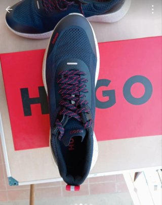 Scarpe Uomo Hugo Boss Blu e Rosse Sneakers