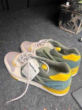 Reebok Bambas Talla 45.5 Verde/Amarillo