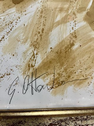 Giuliano Ottaviani “Jesús”. Cuadro tecnica mixta