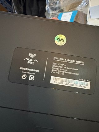 Teclado Mecánico Aula F108 Pro Inalámbrico