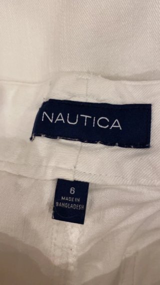 Pantalones Nautica Blancos/ crema