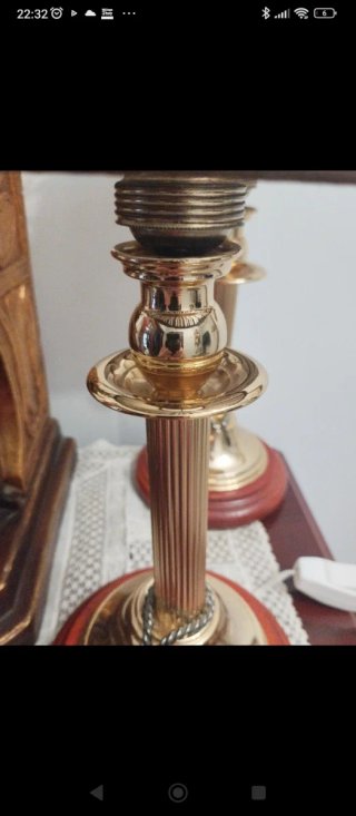 Pareja de lamparitas de mesa