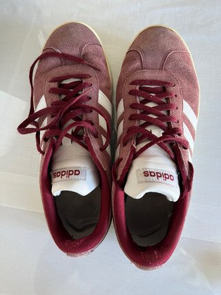 Zapatillas Adidas Vl Court 2.0 Rojo/Blanco