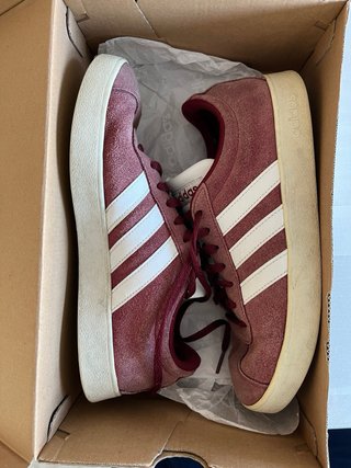 Zapatillas Adidas Vl Court 2.0 Rojo/Blanco