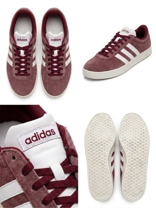 Zapatillas Adidas Vl Court 2.0 Rojo/Blanco