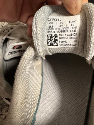 ASICS GEL-1090 Zapatillas Deportivas Plata