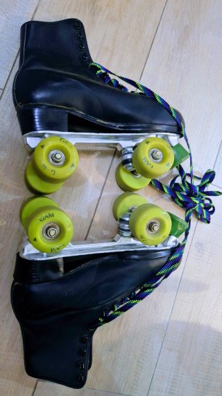 Patines Profesionales Talla 39 Negros