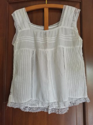 Top Camomilla bianco taglia S
