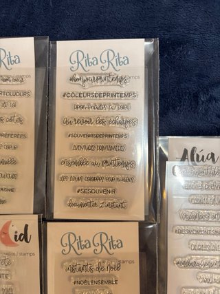 Sellos de goma Alua y Rita Rita