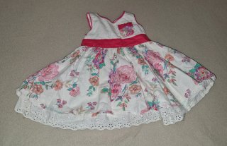 Lote 5 vestidos niña 6-9 meses