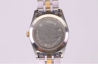 Tudor Prince Date+Day de Oro y Diamantes