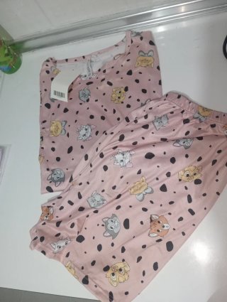 Pijama Disney Morado y Blanco