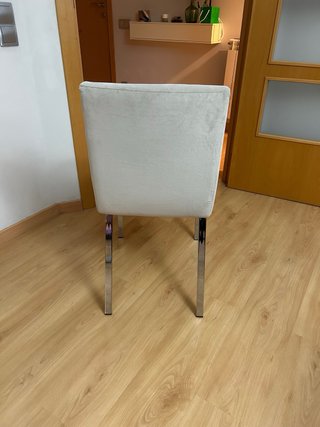 Sillas de comedor beige Tapizado aquaclean