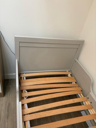 Cama infantil 90x190 gris
