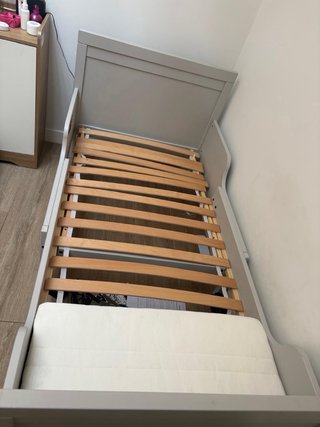 Cama infantil 90x190 gris